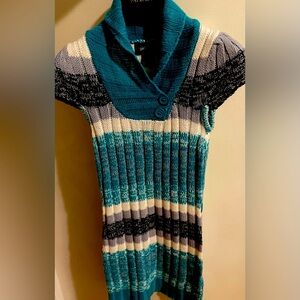 Sweater dress.